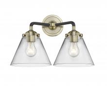 Innovations Lighting 284-2W-BAB-G42-LED - Cone - 2 Light - 16 inch - Black Antique Brass - Bath Vanity Light