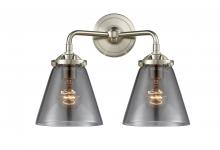 Innovations Lighting 284-2W-SN-G63-LED - Cone - 2 Light - 14 inch - Brushed Satin Nickel - Bath Vanity Light