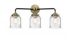 Innovations Lighting 284-3W-BAB-G54-LED - Bell - 3 Light - 23 inch - Black Antique Brass - Bath Vanity Light