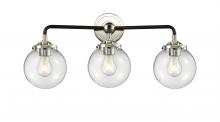  284-3W-BPN-G202-6 - Beacon - 3 Light - 24 inch - Black Polished Nickel - Bath Vanity Light