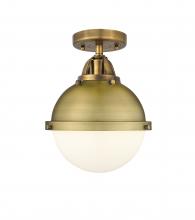  288-1C-BB-HFS-81-BB - Hampden - 1 Light - 9 inch - Brushed Brass - Semi-Flush Mount