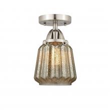 Innovations Lighting 288-1C-SN-G146 - Chatham - 1 Light - 7 inch - Brushed Satin Nickel - Semi-Flush Mount