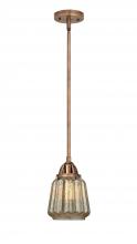 Innovations Lighting 288-1S-AC-G146 - Chatham - 1 Light - 7 inch - Antique Copper - Cord hung - Mini Pendant