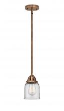 Innovations Lighting 288-1S-AC-G52-LED - Bell - 1 Light - 5 inch - Antique Copper - Cord hung - Mini Pendant