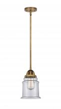 Innovations Lighting 288-1S-BB-G182-LED - Canton - 1 Light - 6 inch - Brushed Brass - Cord hung - Mini Pendant