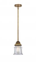 Innovations Lighting 288-1S-BB-G182S-LED - Canton - 1 Light - 5 inch - Brushed Brass - Cord hung - Mini Pendant