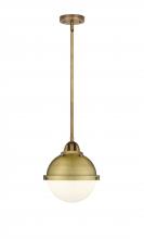 Innovations Lighting 288-1S-BB-HFS-81-BB - Hampden - 1 Light - 9 inch - Brushed Brass - Cord hung - Mini Pendant