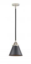  288-1S-BPN-M13-BK - Appalachian - 1 Light - 8 inch - Black Polished Nickel - Cord hung - Mini Pendant