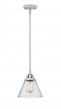  288-1S-PN-G44 - Cone - 1 Light - 8 inch - Polished Nickel - Cord hung - Mini Pendant