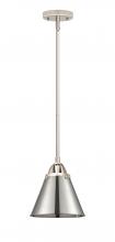  288-1S-PN-M13-PN - Appalachian - 1 Light - 8 inch - Polished Nickel - Cord hung - Mini Pendant