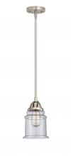 Innovations Lighting 288-1S-SN-G184 - Canton - 1 Light - 6 inch - Brushed Satin Nickel - Cord hung - Mini Pendant