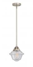 Innovations Lighting 288-1S-SN-G534-LED - Oxford - 1 Light - 8 inch - Brushed Satin Nickel - Cord hung - Mini Pendant