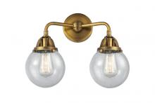 Innovations Lighting 288-2W-BB-G204-6-LED - Beacon - 2 Light - 14 inch - Brushed Brass - Bath Vanity Light