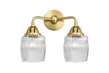 Innovations Lighting 288-2W-SG-G302-LED - Colton - 2 Light - 14 inch - Satin Gold - Bath Vanity Light