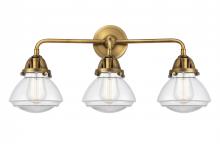  288-3W-BB-G322 - Olean - 3 Light - 25 inch - Brushed Brass - Bath Vanity Light