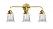  288-3W-SG-G182S - Canton - 3 Light - 23 inch - Satin Gold - Bath Vanity Light