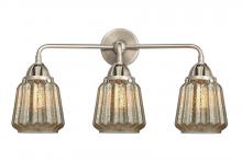 Innovations Lighting 288-3W-SN-G146 - Chatham - 3 Light - 24 inch - Brushed Satin Nickel - Bath Vanity Light