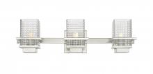 Innovations Lighting 310-3W-SN-CL - Wellfleet - 3 Light - 24 inch - Satin Nickel - Bath Vanity Light