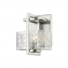 Innovations Lighting 312-1W-SN-CL-LED - Striate - 1 Light - 5 inch - Satin Nickel - Bath Vanity Light