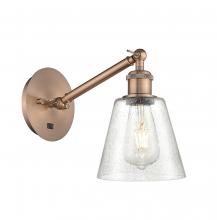  317-1W-AC-G454 - Caton - 1 Light - 5 inch - Antique Copper - Sconce