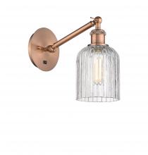  317-1W-AC-G559-5CL - Bridal Veil - 1 Light - 5 inch - Antique Copper - Sconce