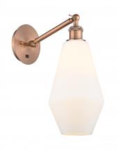  317-1W-AC-G651-7 - Cindyrella - 1 Light - 7 inch - Antique Copper - Sconce