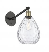  317-1W-BAB-G372 - Waverly - 1 Light - 8 inch - Black Antique Brass - Sconce