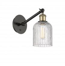  317-1W-BAB-G559-5CL - Bridal Veil - 1 Light - 5 inch - Black Antique Brass - Sconce