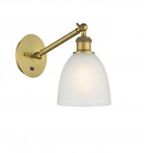  317-1W-BB-G381 - Castile - 1 Light - 6 inch - Brushed Brass - Sconce