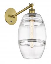  317-1W-BB-G557-8CL - Vaz - 1 Light - 8 inch - Brushed Brass - Sconce