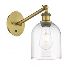  317-1W-BB-G558-6CL - Bella - 1 Light - 6 inch - Brushed Brass - Sconce