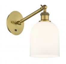  317-1W-BB-G558-6GWH - Bella - 1 Light - 6 inch - Brushed Brass - Sconce