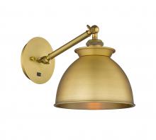  317-1W-BB-M14-BB - Adirondack - 1 Light - 8 inch - Brushed Brass - Sconce