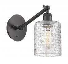 Innovations Lighting 317-1W-OB-G112C-5CL - Cobbleskill - 1 Light - 5 inch - Oil Rubbed Bronze - Sconce