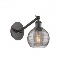  317-1W-OB-G1213-6SM - Athens Deco Swirl - 1 Light - 6 inch - Oil Rubbed Bronze - Sconce