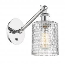  317-1W-PC-G112C-5CL - Cobbleskill - 1 Light - 5 inch - Polished Chrome - Sconce