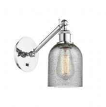  317-1W-PC-G257 - Caledonia - 1 Light - 5 inch - Polished Chrome - Sconce