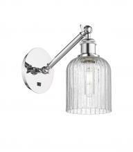  317-1W-PC-G559-5SDY - Bridal Veil - 1 Light - 5 inch - Polished Chrome - Sconce