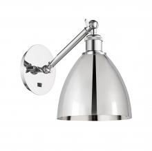 Innovations Lighting 317-1W-PC-MBD-75-PC-LED - Bristol - 1 Light - 8 inch - Polished Chrome - Sconce