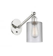  317-1W-PN-G112 - Cobbleskill - 1 Light - 5 inch - Polished Nickel - Sconce