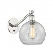 Innovations Lighting 317-1W-PN-G122-8 - Athens - 1 Light - 8 inch - Polished Nickel - Sconce