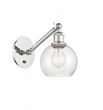 Innovations Lighting 317-1W-PN-G124-6-LED - Athens - 1 Light - 6 inch - Polished Nickel - Sconce