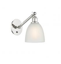 Innovations Lighting 317-1W-PN-G381 - Castile - 1 Light - 6 inch - Polished Nickel - Sconce