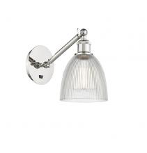 Innovations Lighting 317-1W-PN-G382-LED - Castile - 1 Light - 6 inch - Polished Nickel - Sconce