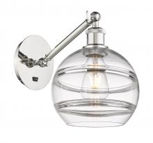  317-1W-PN-G556-8CL - Rochester - 1 Light - 8 inch - Polished Nickel - Sconce