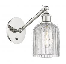  317-1W-PN-G559-5CL - Bridal Veil - 1 Light - 5 inch - Polished Nickel - Sconce