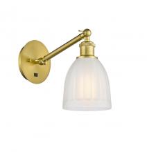 Innovations Lighting 317-1W-SG-G441 - Brookfield - 1 Light - 6 inch - Satin Gold - Adjustable Sconce