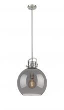 Innovations Lighting 410-1SL-SN-G410-14SM - Newton Sphere - 1 Light - 14 inch - Satin Nickel - Pendant