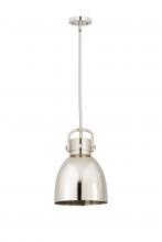 Innovations Lighting 410-1SM-PN-M412-10PN - Newton Sphere - 1 Light - 10 inch - Polished Nickel - Mini Pendant