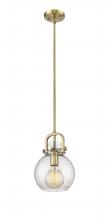  410-1SS-BB-G410-8SDY - Newton Sphere - 1 Light - 8 inch - Brushed Brass - Mini Pendant